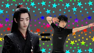 dzs reagindo ao Wei Wuxian as Yuzuru hanyu.