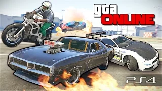 GTA 5 Online (PS4) - Улетный заезд! #97