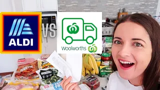 ALDI VS WOOLWORTHS AUSTRALIA | ALDI GROCERY HAUL WITH PRICES