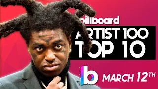 Billboard Artist 100 Top 10 (March 12th, 2022) Countdown