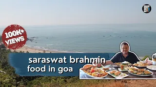 One of the best place to eat in goa | Best Saraswat meal | Veg Non Veg thali |  Kunal Vijayakar