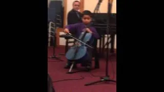 Le Cygne (The Swan) by Camille Saint-Saens, Jivan Ramesh 5 year old cellist