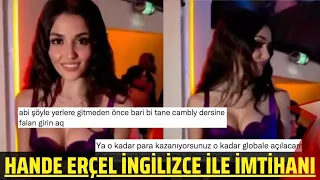 Hande Erçel'in İngilizce Sorulan Soruya Verdiği Cevap ile Sosyal Medyanın Diline Düştü