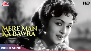 Lata Mangeshkar Hit Songs - Mere Man Ka Bawra Panchhi - Dev Anand - Amar Deep 1958 Songs