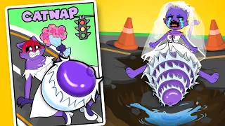 Making Poppy Playtime Chapter 3 💜 Catnap pregnant on the road traffic light blind bag