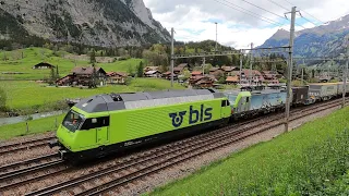 Trainspotting Schweiz, BLS Autozüge in Kandersteg am 19. Mai 2024, Teil 1 von 2