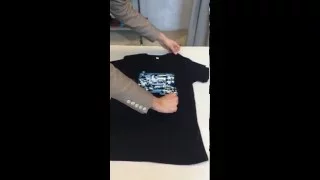 T-Shirt falten auf japanische Art