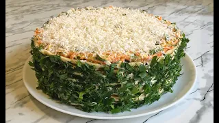 Закусочный Куриный Торт Сметут со Стола за Секунду!!! / Праздничная Закуска / Chicken Snack Cake