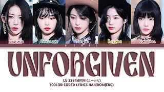 UNFORGIVEN - LE SSERAFIM (르세라핌) feat. Nile Rodgers [Color Coded Lyrics Han|Rom|Eng]