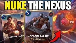 DON'T LET CAPTAIN KALRIX HIT YOUR NEXUS! - Legends of Runeterra