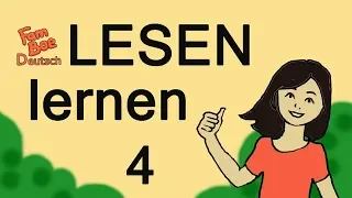 Deutsch lesen lernen, Teil 4 - einfache Wörter lesen