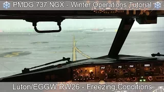 PMDG 737 | Winter Operations Tutorial by Real 737 Pilot