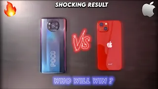 iPhone 13 vs Poco X3 Pro(IOS VS Android)🔥