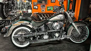 Harley Davidson Heritage FLSTN Nostalgia Special Deutsch 1. Hand