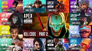 Apex Legends | All Cinematic Launch Trailers Season 1 - 18 (HD) #apex #apexlegends #tamil #trending