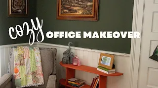 Cozy, Eclectic Home Office Makeover // Mom Cave! // 1918 Craftsman