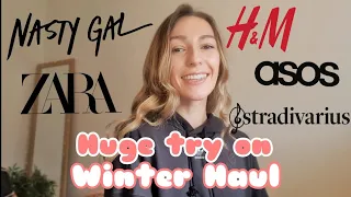 Huge Try On Winter Haul | ASOS, H&M, Zara, Stradivarius and Nasty Gal