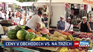 Drahota v Chorvatsku. Reportéři vyzkoušeli obchody i tržiště, porovnali ceny ovoce či alkoholu