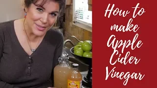 How to make Homemade Apple Cider Vinegar "with the Mother" - DIY Prepsteading