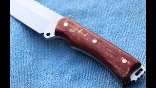 handmade knife making, nieto chaman knife, bushcraft knife