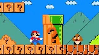 Super Mario Bros. but Everything Mario Touch turns to Item Blocks