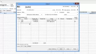 Rewizor GT - księgowanie faktury zakupu towarów