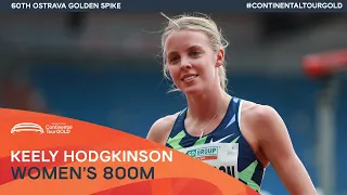 Keely Hodgkinson breaks European U20 800m record | Ostrava Golden Spike Continental Tour Gold