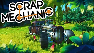 ОБЗОР ПОСТРОЕК В SCRAP MECHANIC | НЕРЕАЛЬНО ПОТРЯСАЮЩИЙ ГОНОЧНЫЙ ХОТ-РОД