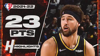 Klay Thompson 23 PTS 7 THREES in 23 Minutes Full Highlights vs Kings 🔥