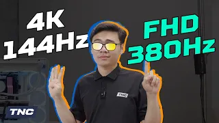 PC Gaming xịn nên dùng màn 4K 144Hz hay Full HD 380Hz để GoPro cho tiện