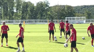 FCH: Tim Kleindienst und Konstantin Kerschbaumer im Training dabei