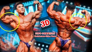 We have a brand new IFBB pro in Shouming Yan who won the 2022 Romania Muscle Festival