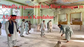 Deadly explosion hits Shia mosque in Afghanistan’s Kandahar