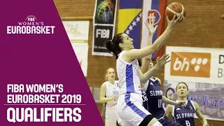 Bosnia and Herzegovina v Slovak Republic - Full Game - FIBA Women's EuroBasket 2019 Qualifiers