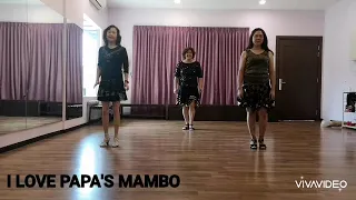 I love papa's mambo line dance