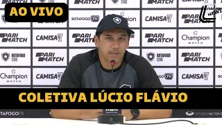 COLETIVA LÚCIO FLÁVIO AO VIVO - BOTAFOGO X CUIABÁ DIRETO DO NILTON SANTOS TRANSMISSÃO AO VIVO