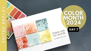 🔴 EDITED REPLAY - Color Month 2024 - Day 7 - Monochromatic Color Squares!