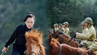 為了徹底消滅女戰士，日軍亮出精銳騎兵隊，結果被她一人全部反殺！【抗日】