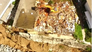 Pacifica Coastal Erosion Apartment Demo Drone Video