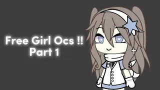 Free girl gacha life ocs !!! ,, Almost 90 sub special !!! ,, Enjoy !!!