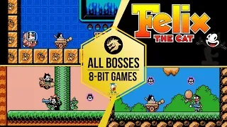 Felix the Cat – All Bosses / Кот Феликс – Все Боссы | Dendy 8-bit / NES