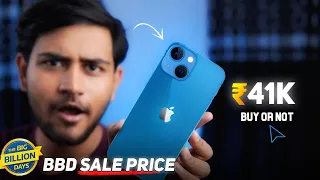 BBD sale iPhone 13 price is 41K...🔥iPhone 13 vs iPhone 14 in Flipkart BBD 2023 | iPhone Buying Guide