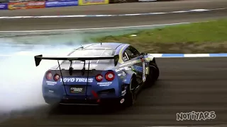 Drift Legendary Nissan GTR MASATO KAWABATA in the Greddy R35 D1GP