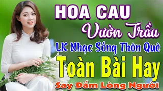 HOA CAU VƯỜN TRẦU ➤ MAI TIẾN ĐẠT ➤ LK Nhạc Sống Thôn Quê Toàn Bài Hay KHÔNG QUẢNG CÁO NGỌT LỊM TIM