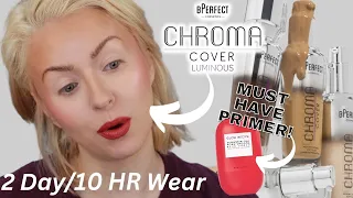 bPerfect CHROMA COVER LUMINOUS FOUNDATION Review + 2 Day Wear | Steff's Beauty Stash