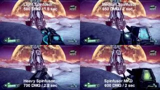 Spinfusor Comparison (TRIBES: Ascend Beta)