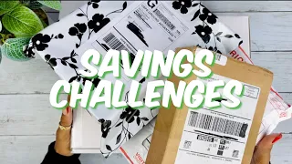 HUGE SAVINGS CHALLENGE UNBOXING | SMALL BUSINESS UNBOXING | CASH STUFFING COMMUNITY | ETSY
