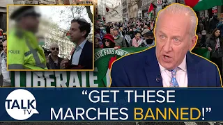 "BAN Them All!" - Former Met Police Detective On Pro-Palestinian Marches After Jewish Man Stopped