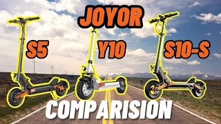 Joyor S5 vs Joyor Y10 vs Joyor S10-S - Comparision