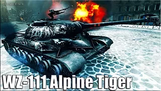 WZ-111 Alpine Tiger бой на китайском прем танке World of Tanks 🌟 Альпийский тигр